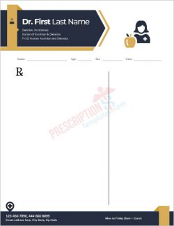 dietitian-prescription-template