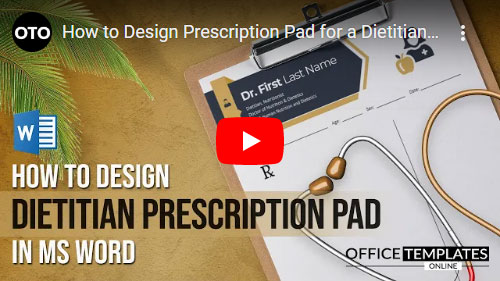 how-to-design-dietitian-prescription-pad-in-ms-word