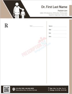 pediatrician-prescription-template