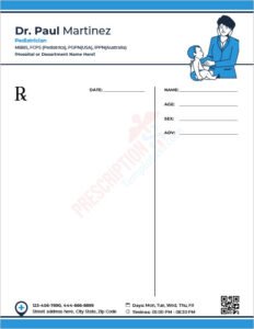 16+ Free Prescription Templates for Pediatricians &amp; Neonatologists