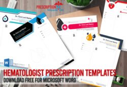 11+ Best Prescription Pad Designs for Hematologists for MS Word