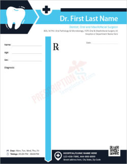 dentist-prescription-template