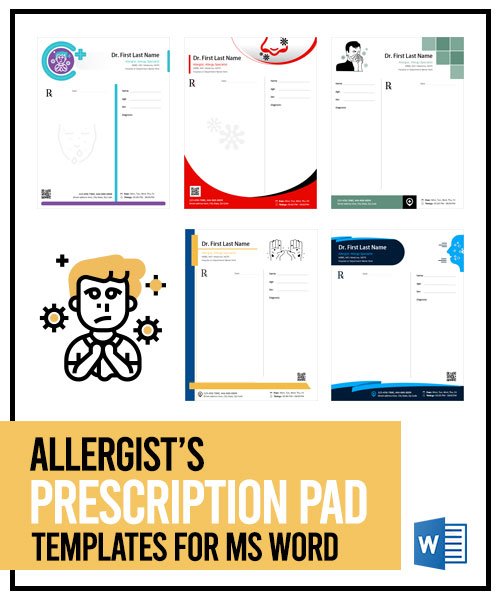 Free Prescription Templates and Formats for Allergists [Editable MS Word]