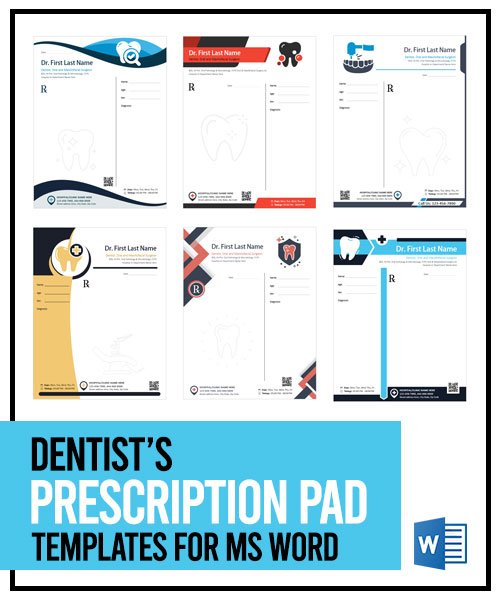 Free Prescription Templates for Dentists in MS Word
