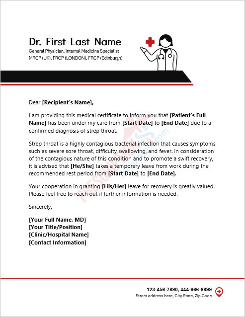 doctors-note-for-strep-throat