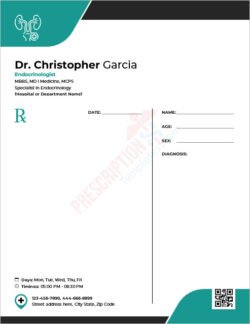 Prescription Slip Templates for Endocrinologists - 04