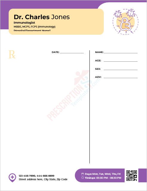 Immunologist-Prescription-Template-6