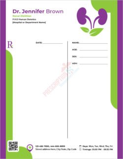 Renal Dietitian Prescription Template