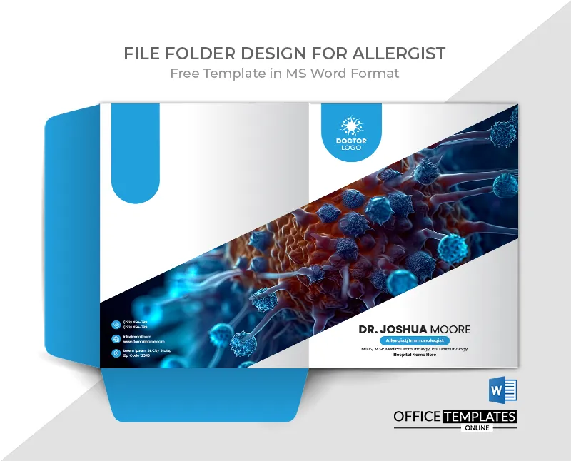 Allergist/Immunologist Record Folder Template