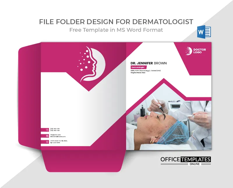 Dermatologist Document Folder Template
