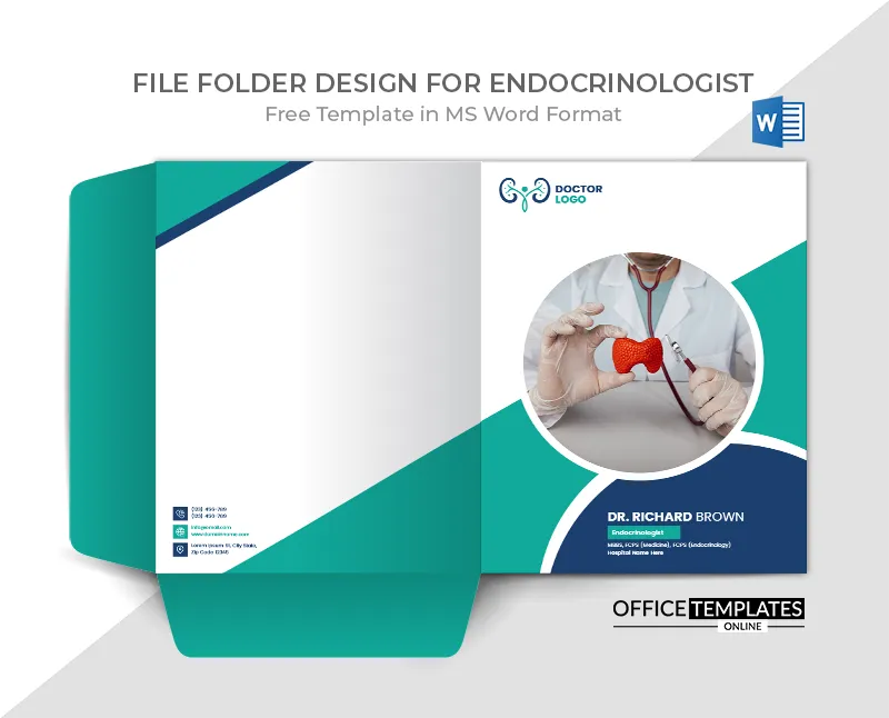 Endocrinologist Document Folder Template