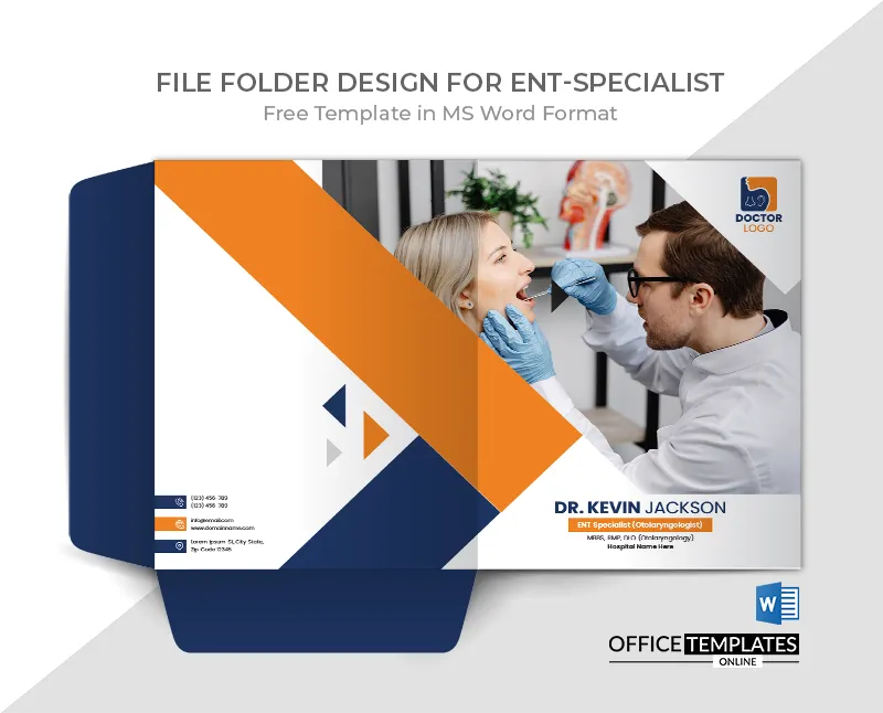 ENT Specialist (Otolaryngologist) Record Folder Template