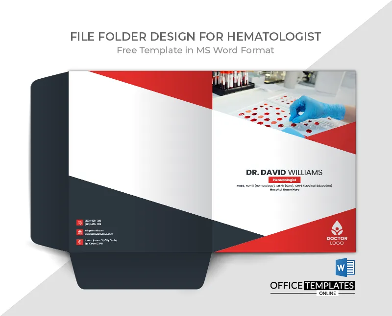 hematologist-file-folder-template