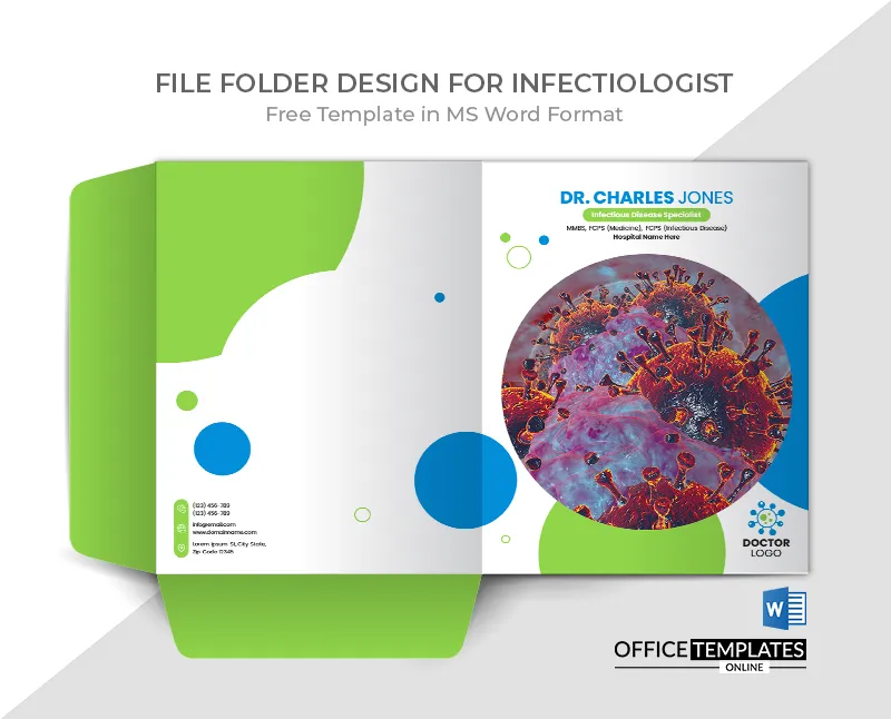 Infectious Disease Specialist Record Folder Template