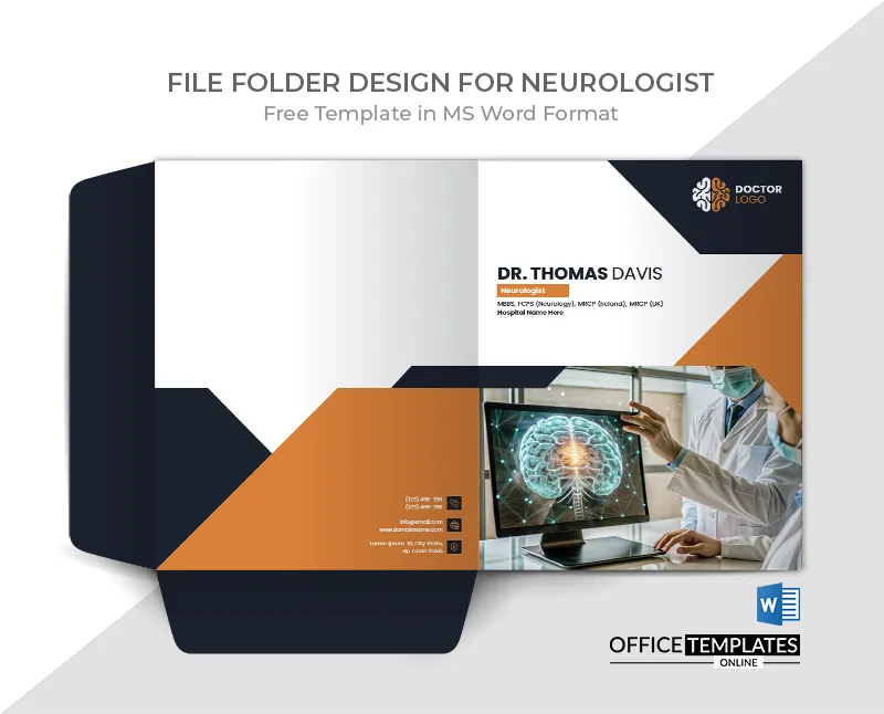 Neurologist Document Folder Template