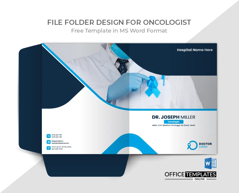 Oncologist Prescription Folder Template