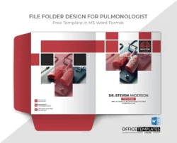 Pulmonologist Record Folder Template