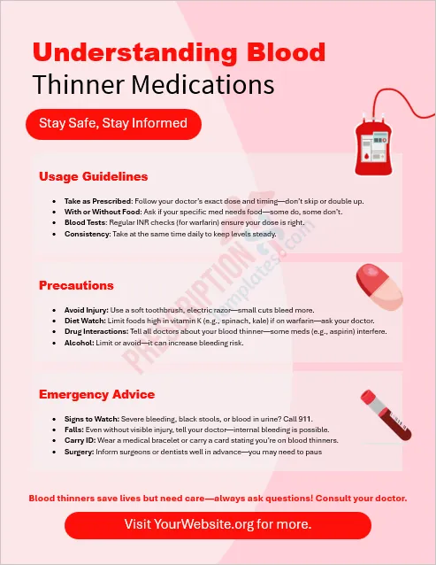 Understanding Blood Thinners Handout