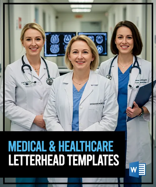 Free Medical & Healthcare Letterhead Templates (40 Editable Word DOCX)