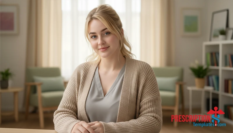 Woman in supportive healthcare setting representing special population admission forms