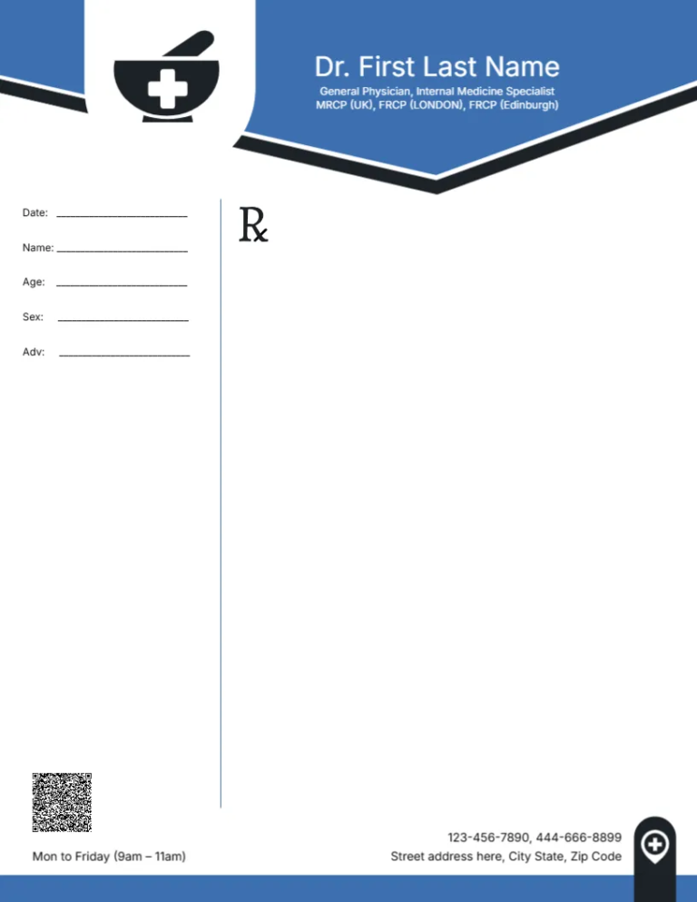 Family Medicine Physician Prescription – 02