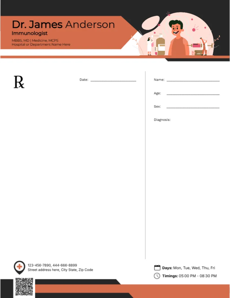 Allergist Prescription Template – 11