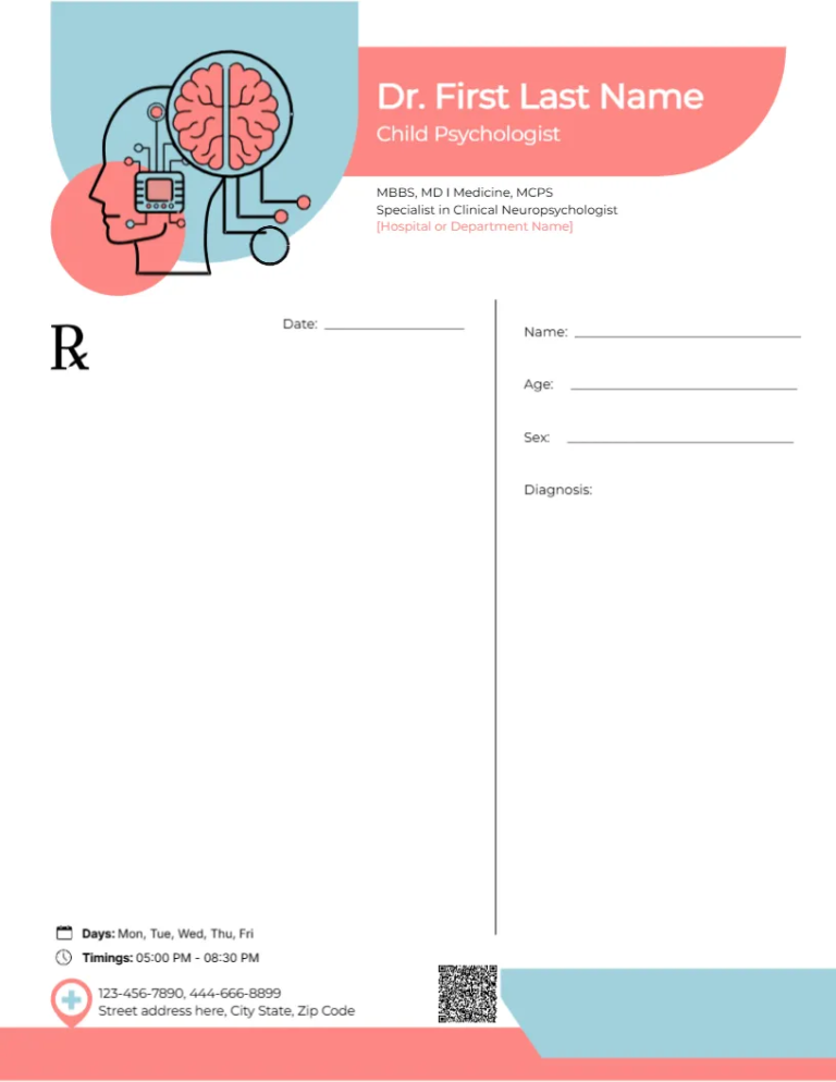 Clinical Neuropsychologist Prescription