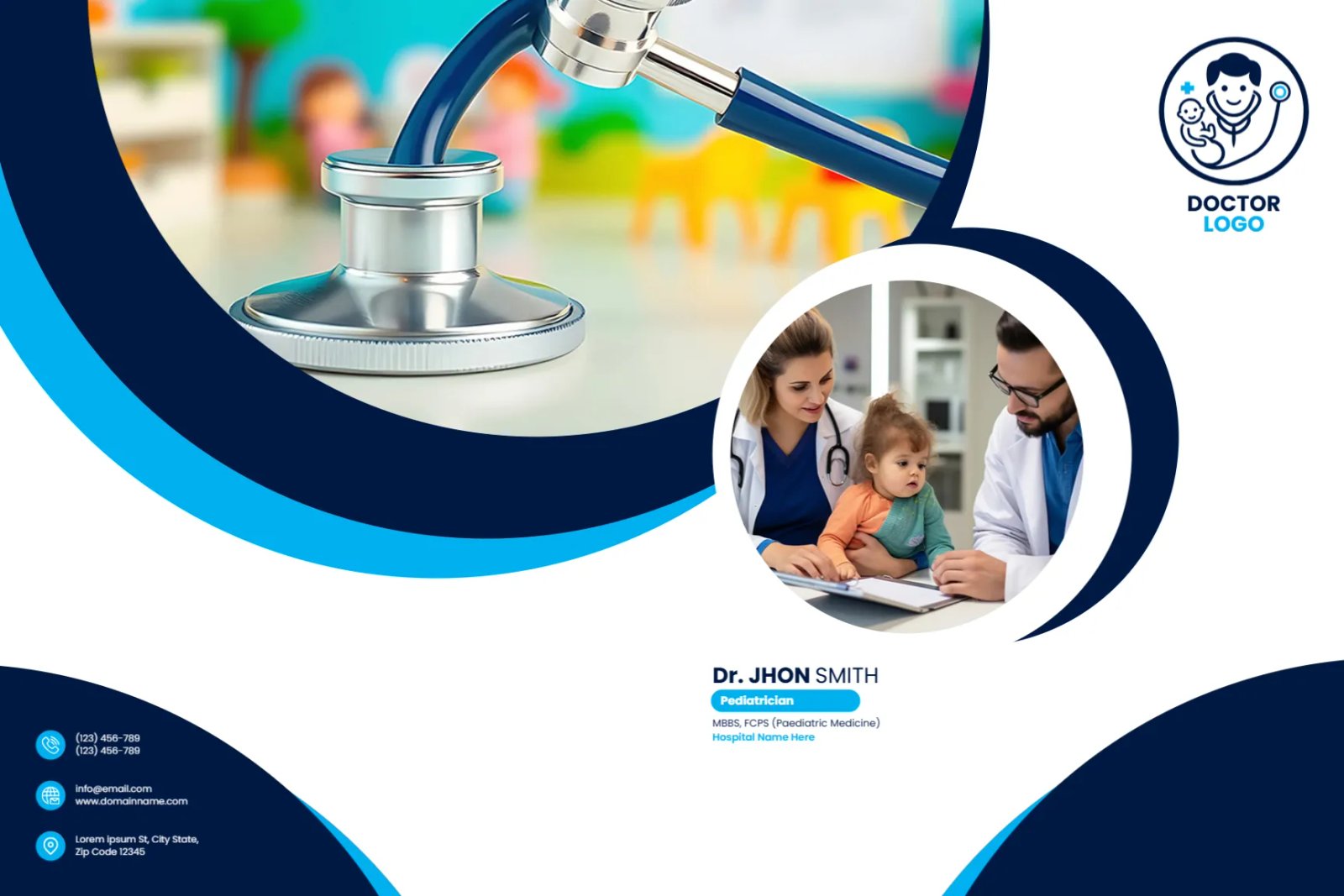 Pediatrician Document Folder Template