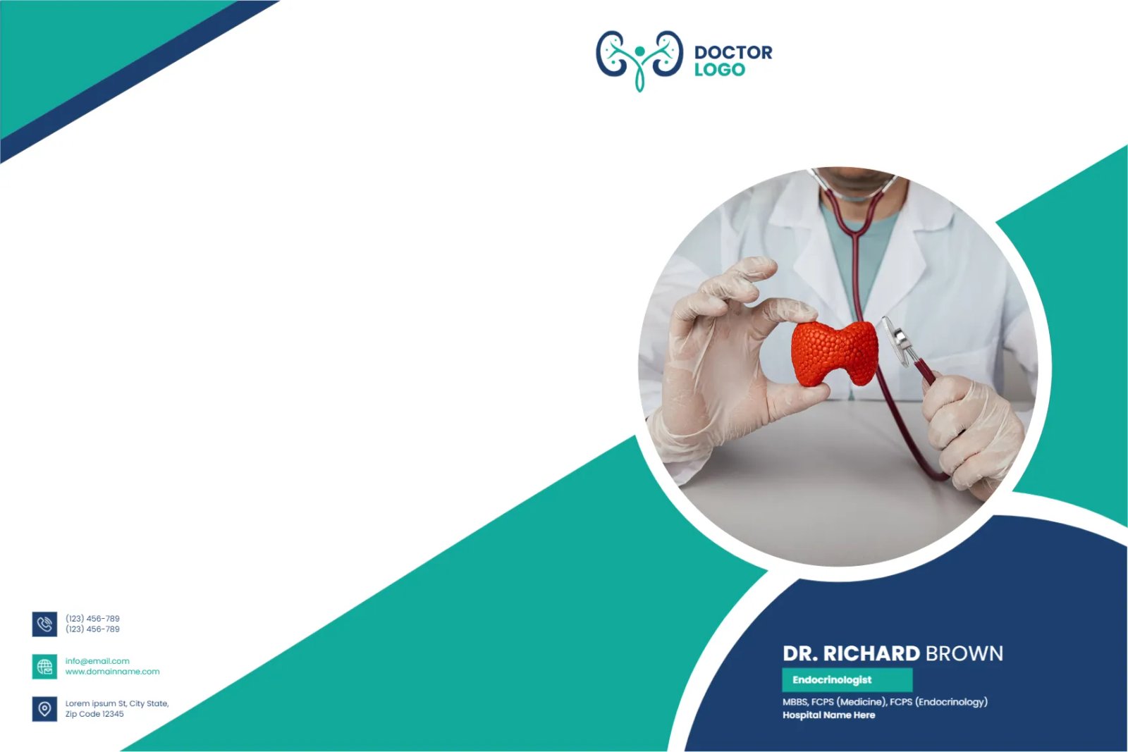 Endocrinologist Document Folder Template