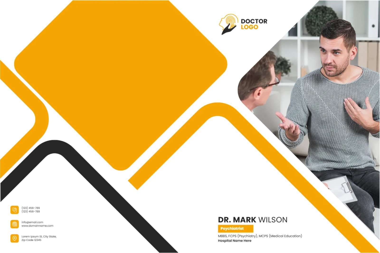 Psychiatrist Prescription Folder Template