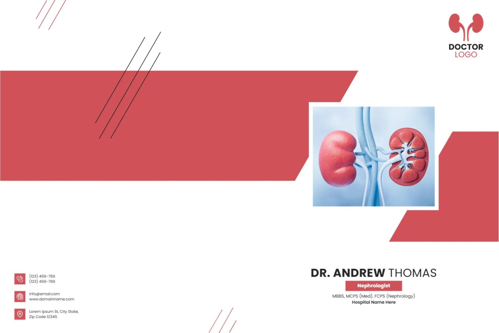 Nephrologist Document Folder Template