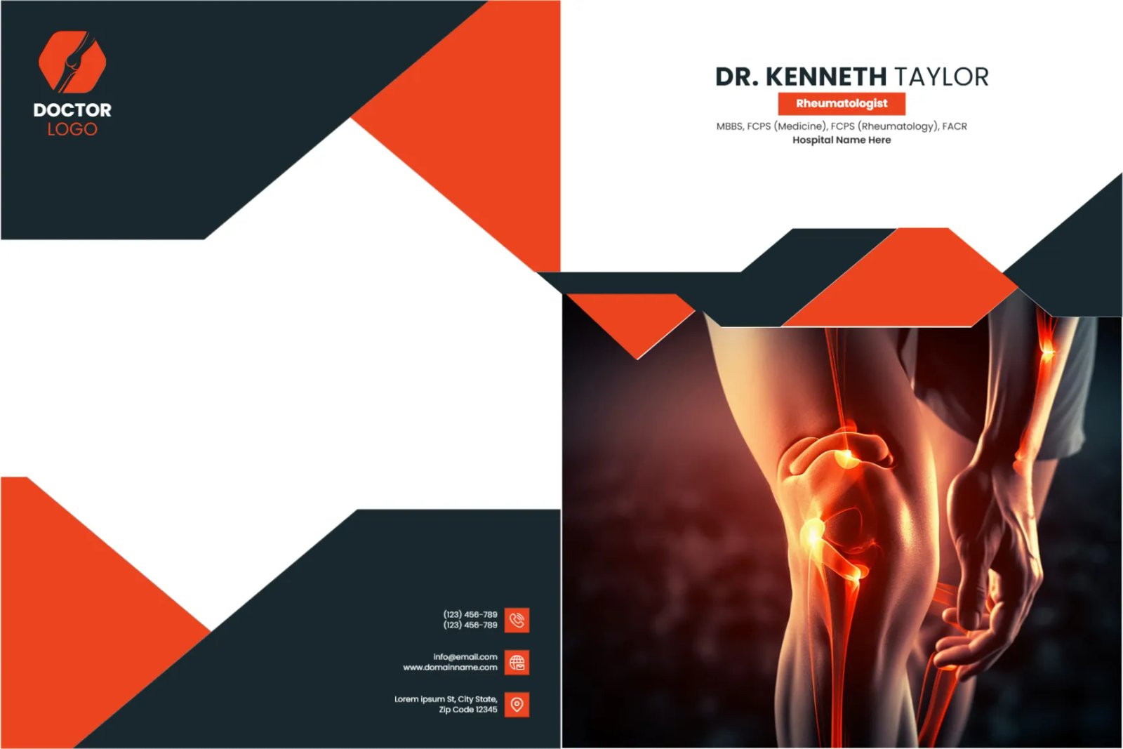 Rheumatologist Prescription Folder Template