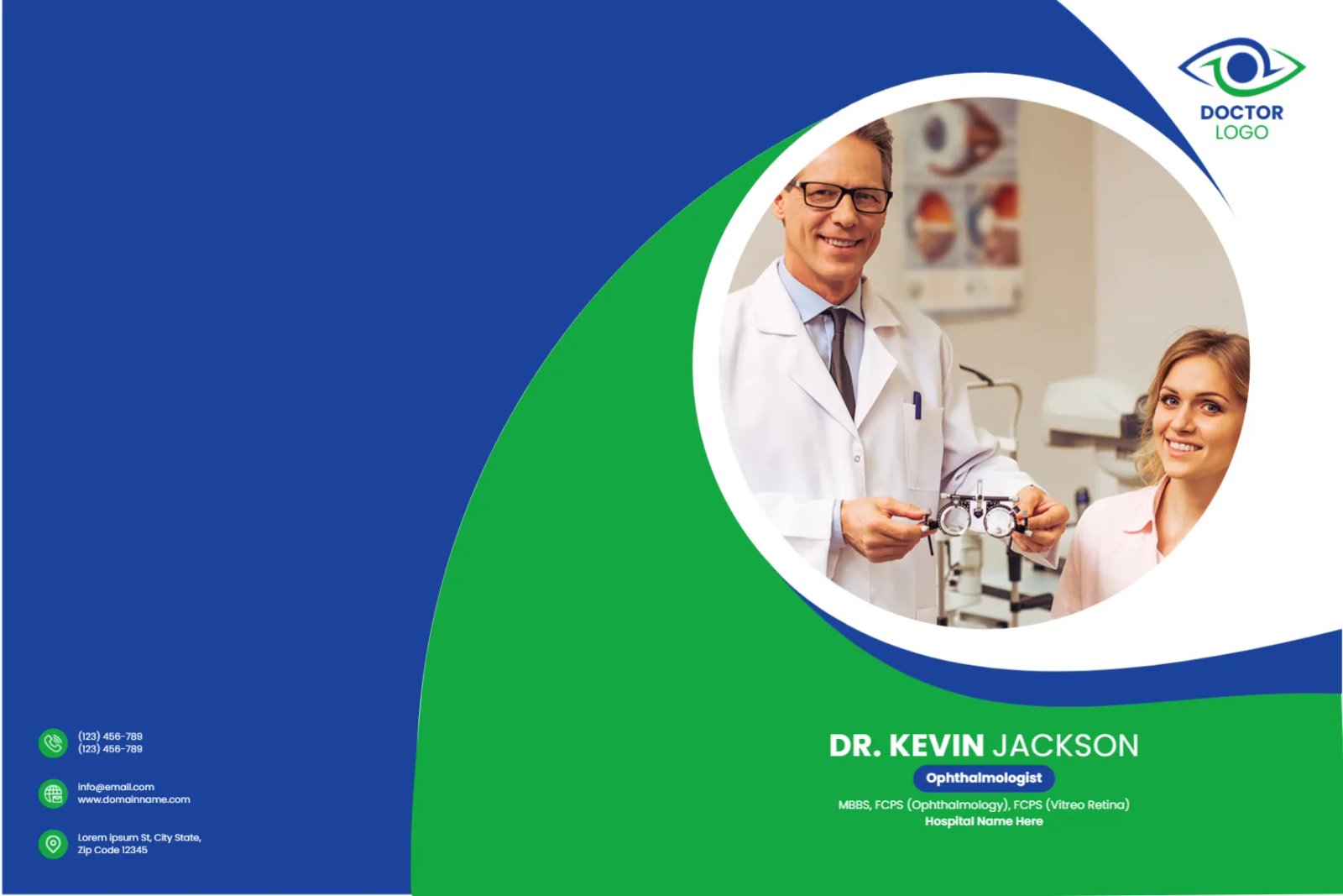 Ophthalmologist Document Folder Template