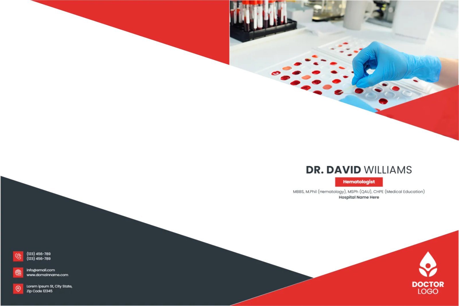 Hematologist Document Folder Template