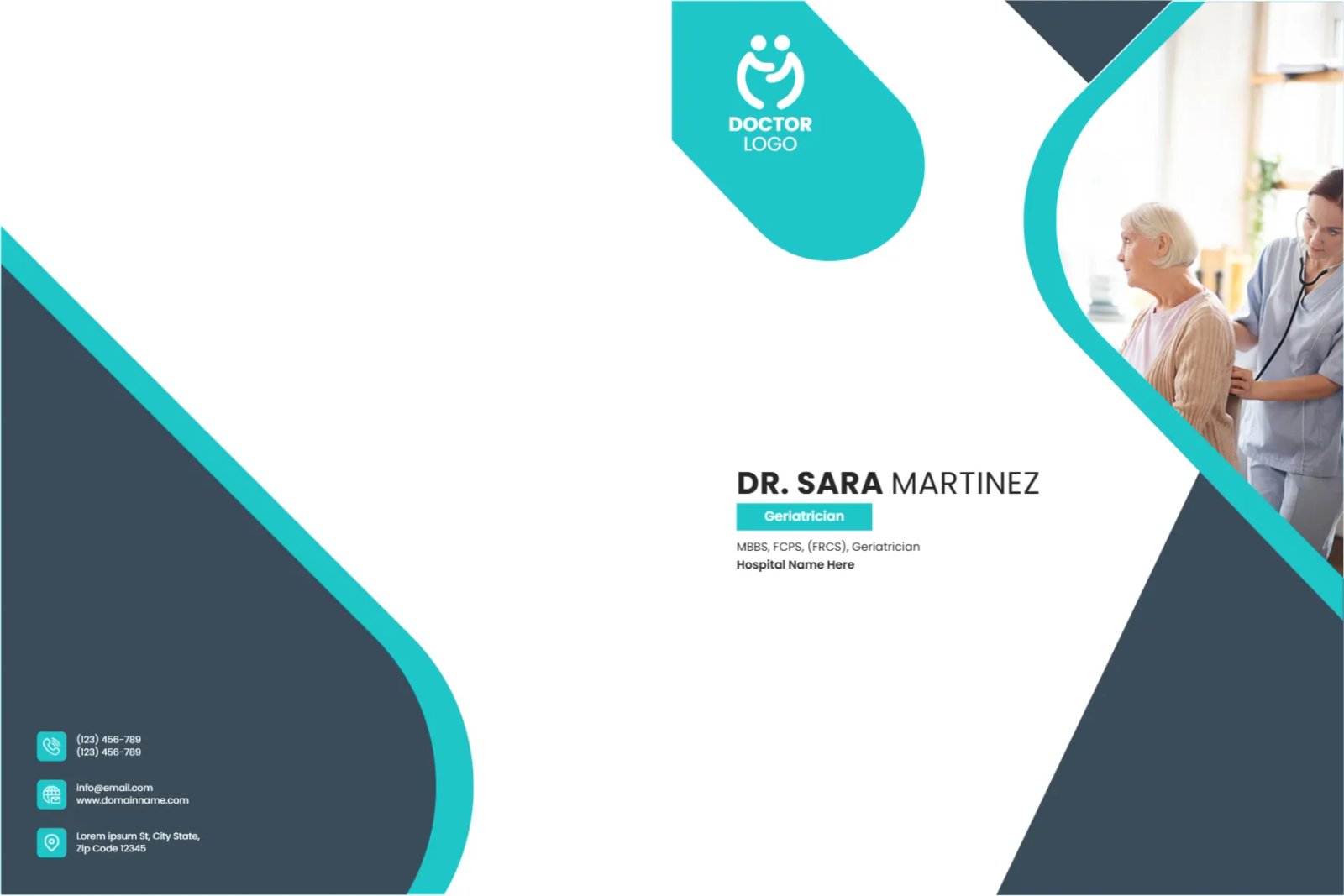 Geriatrician Record Folder Template