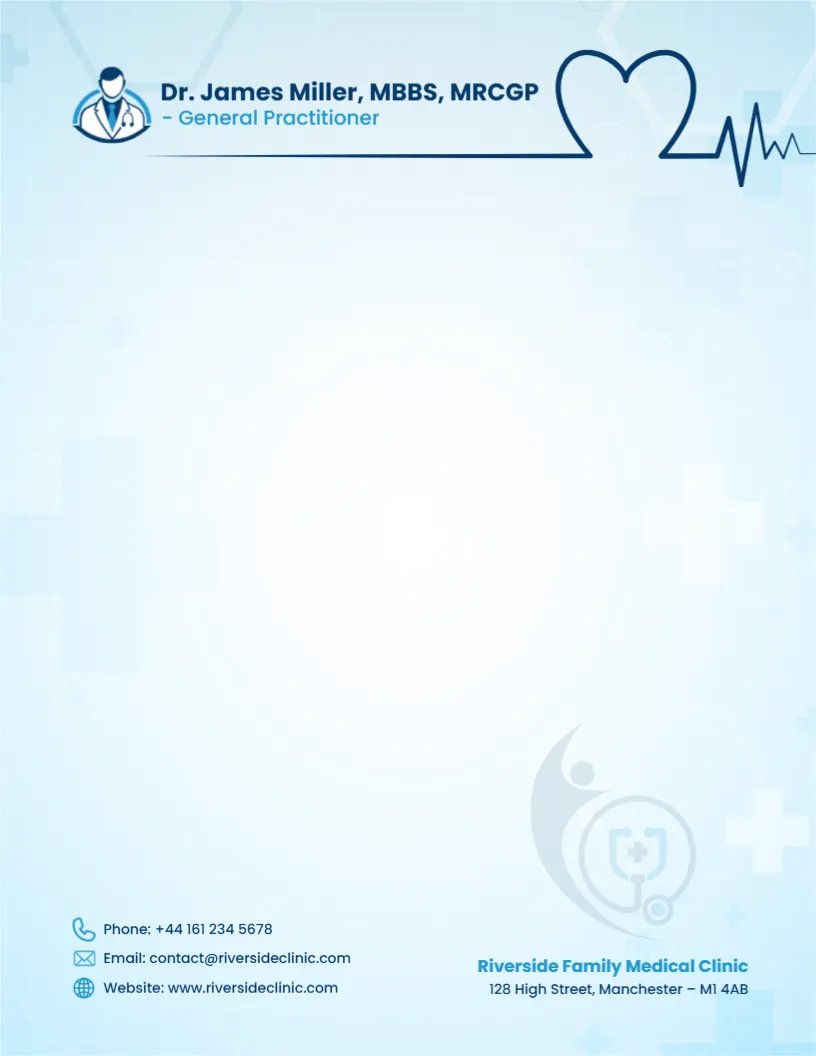 General Practitioner Letterhead Template